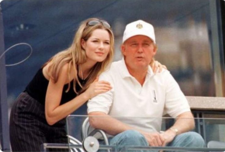 Celine Midelfart with Donald Trump Celine Midelfart with Donald Trump
