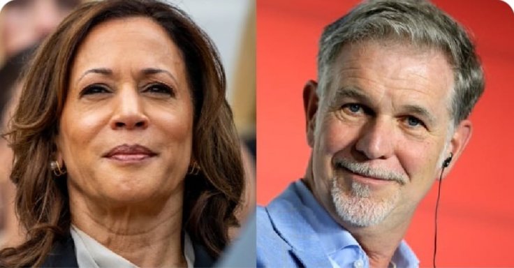 Kamala Harris and Reed Hastings Kamala Harris and Reed Hastings